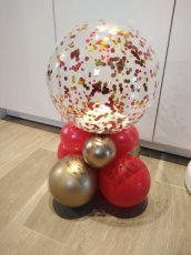 Bubble (46cm) met confetti (geld)