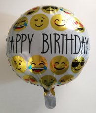 C257812 Happy birthday met smiley cn