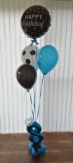 Helium ballonnen kleuren Club Brugge