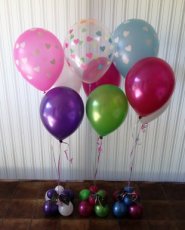 Trosje van 3 helium ballonnen Trosje van 3 helium ballonnen